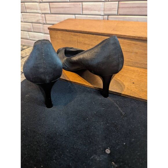 Fioni nights black fabric heets size 9.5 - Picture 6 of 6